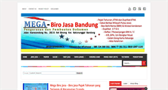 Desktop Screenshot of mega-birojasa.com